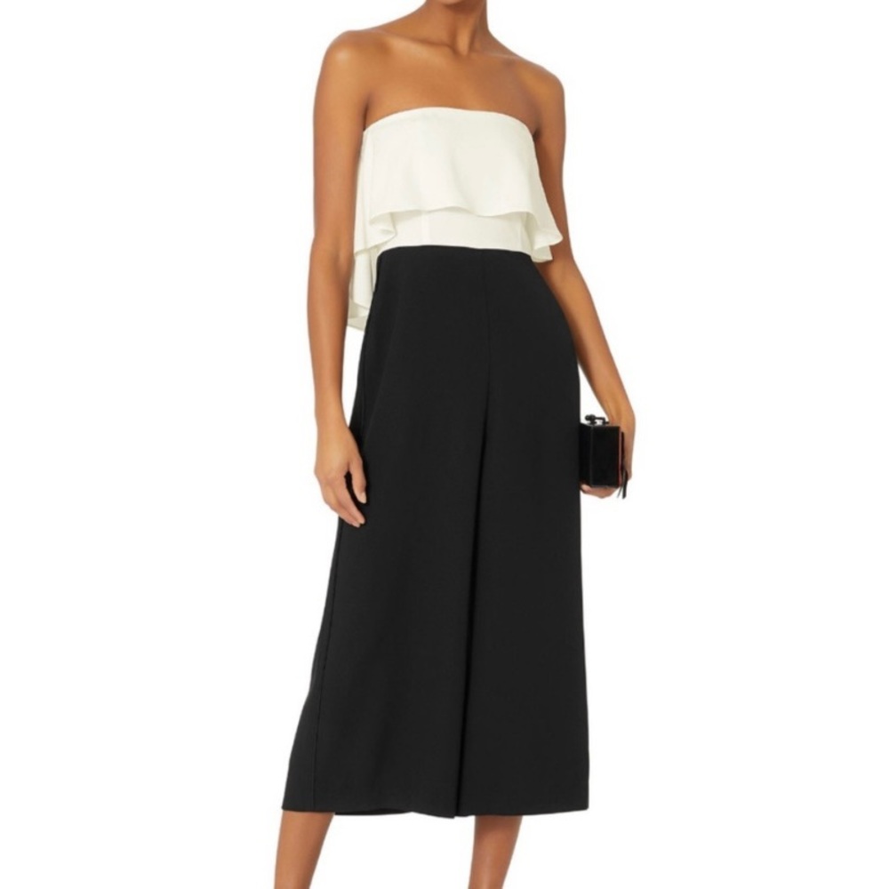 INTERMIX Black and White Jumpsuit